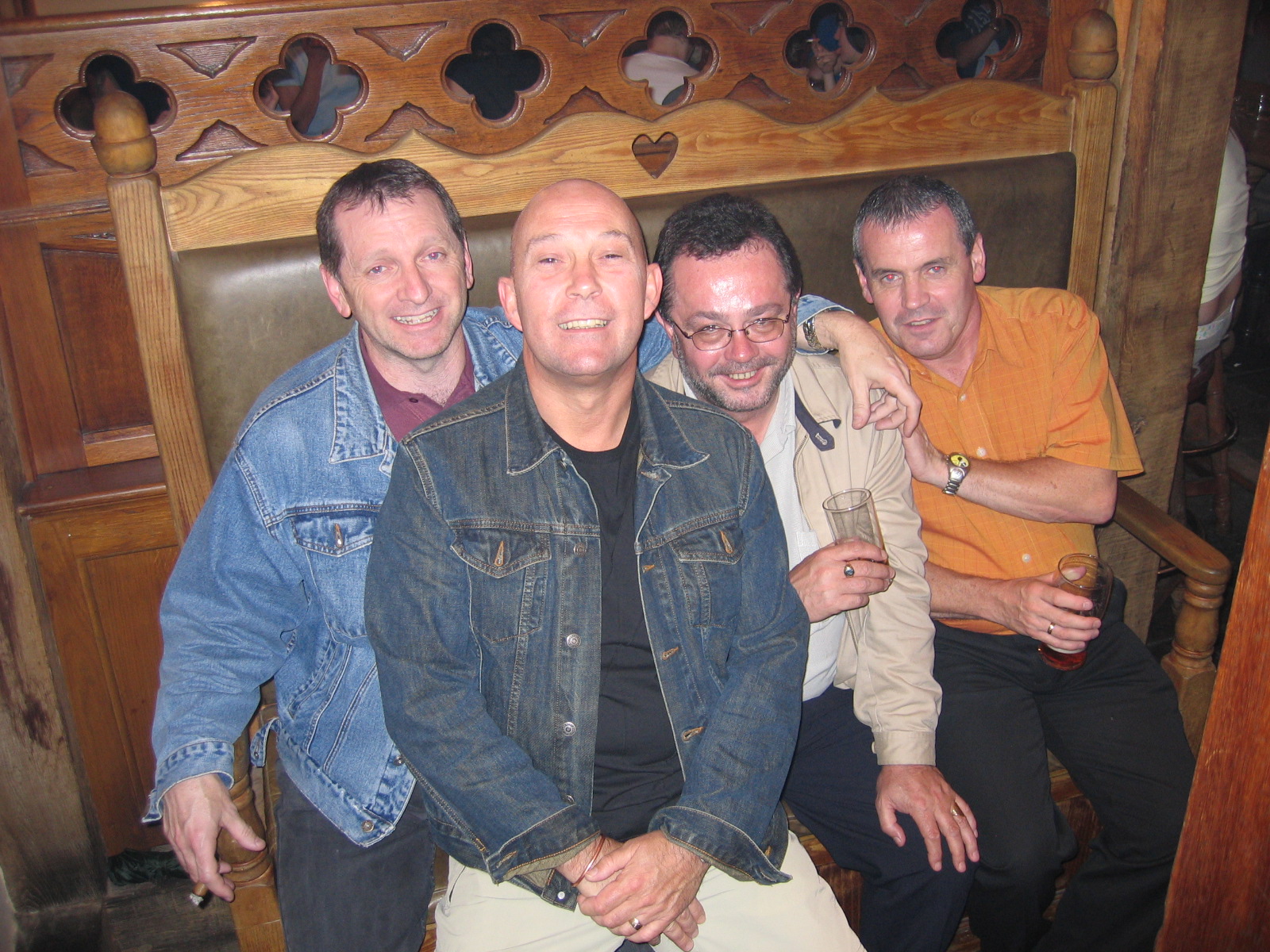 Chris Beirne, Alan Blake, Tony Hancock, Laurence Dempsey. July '04
